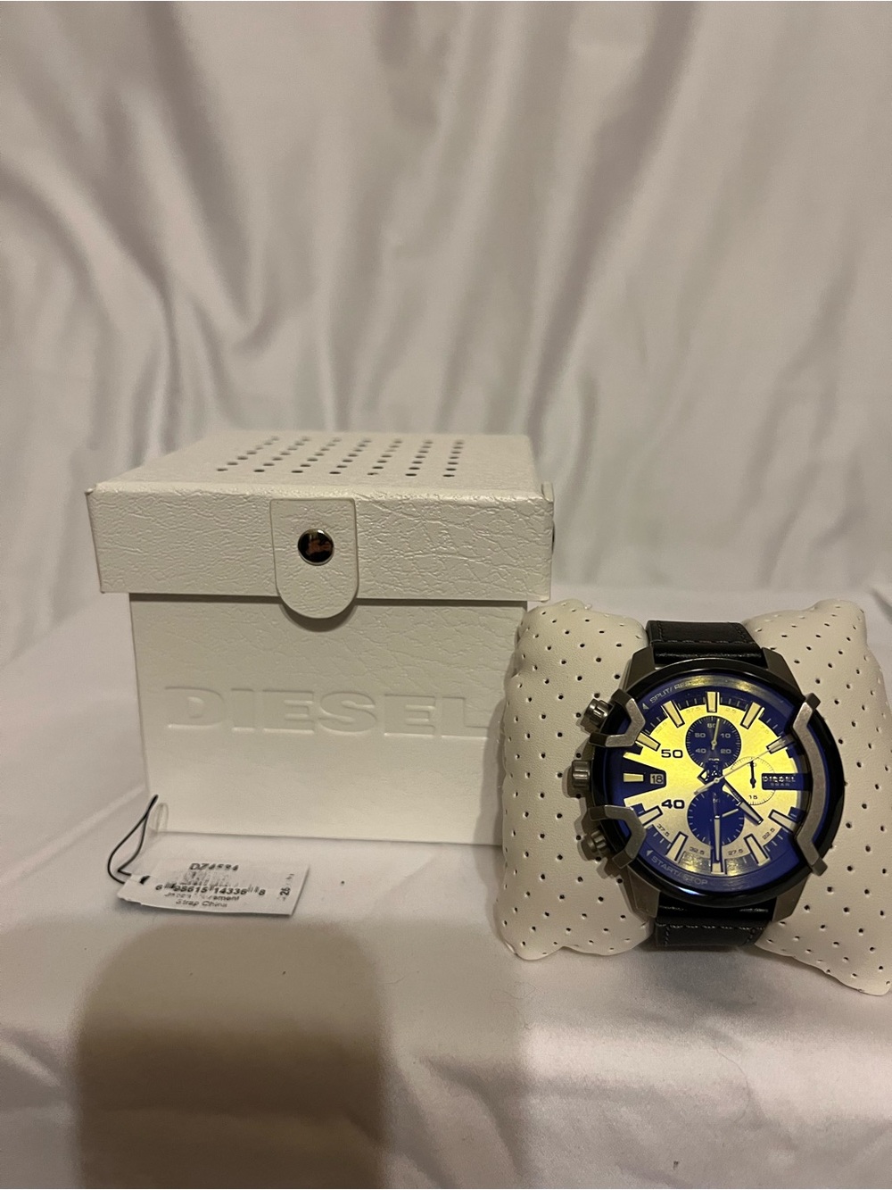 Diesel Men’s Yellow and Blue Sport Chronograph Watch
